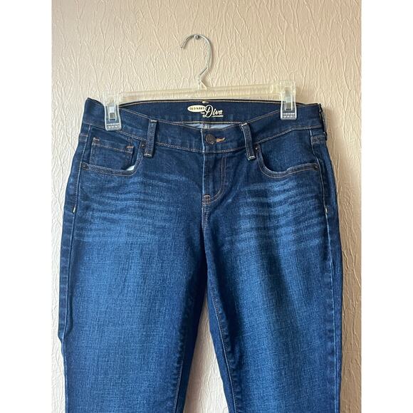 Old Navy The Diva Women's Jeans Denim Straight Leg Blue Low Rise Size 2 Short - Picture 4 of 11